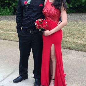 Sherri Hill Red Prom Dress!